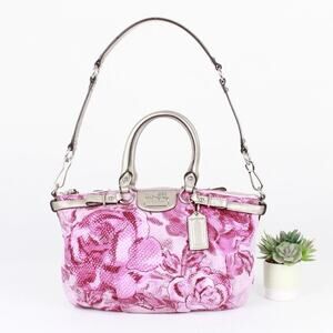 Coach Madison Floral Sophia Satchel Bag